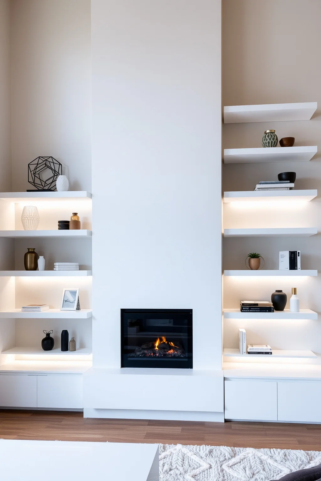 7. Floating Shelves