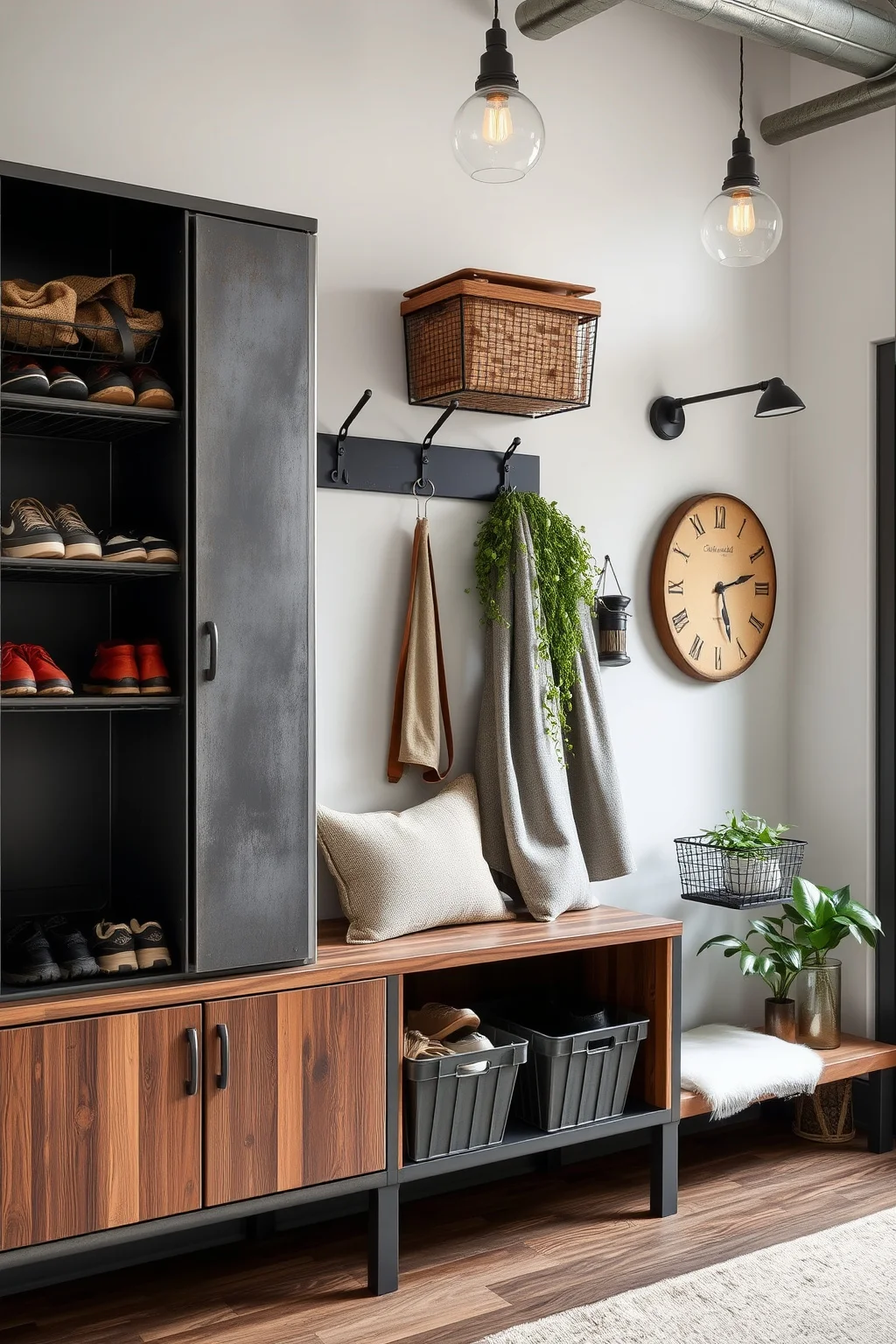 7. Industrial Style Cabinets