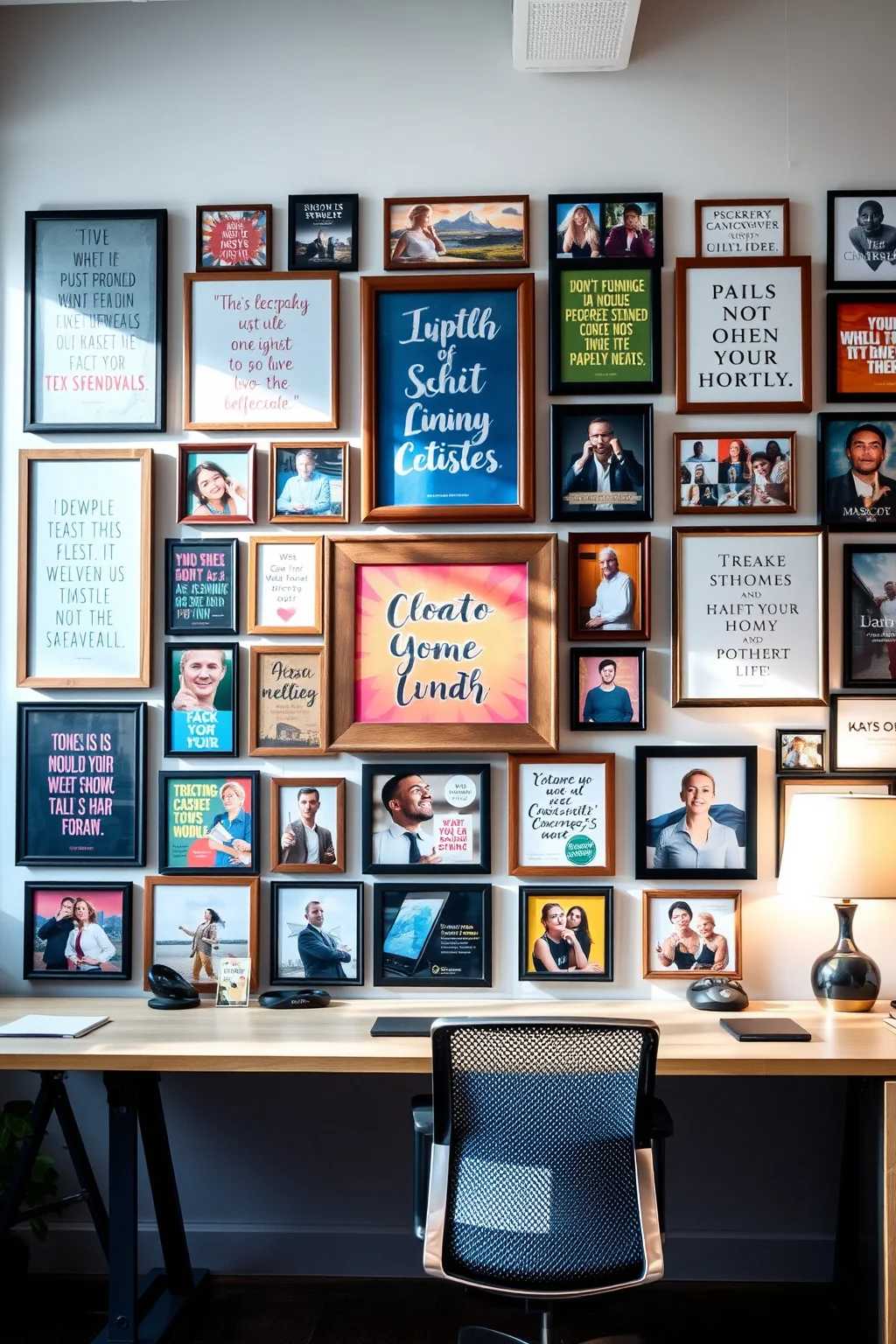 7. Inspirational Wall Art