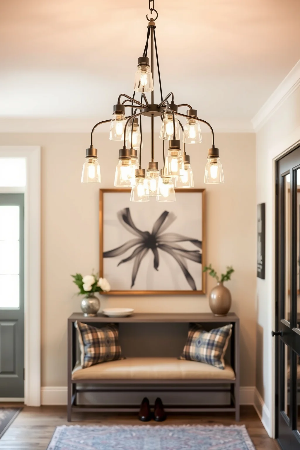 7. Multi-Light Pendant Chandelier