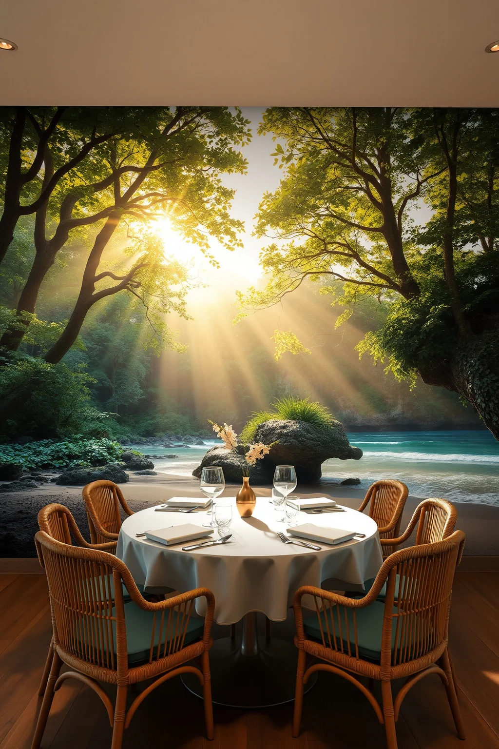 7. Nature-Inspired Murals