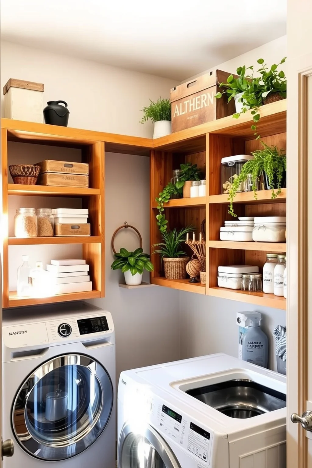 7. Open Shelving for Décor and Function