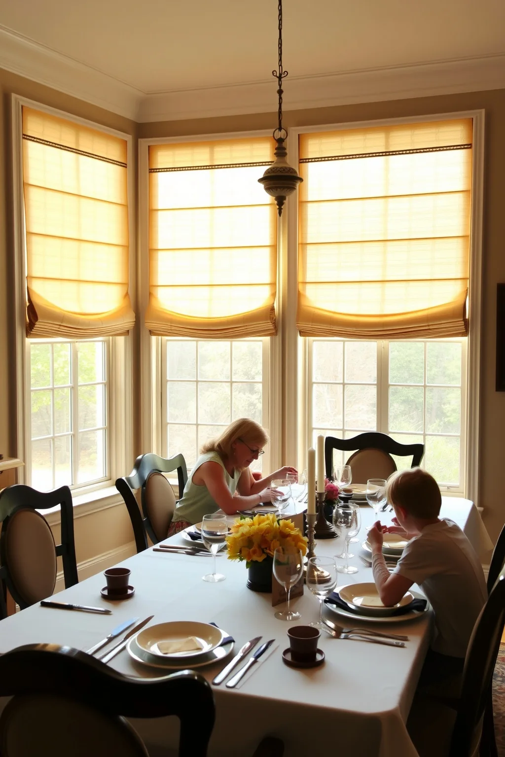 7. Roman Shades