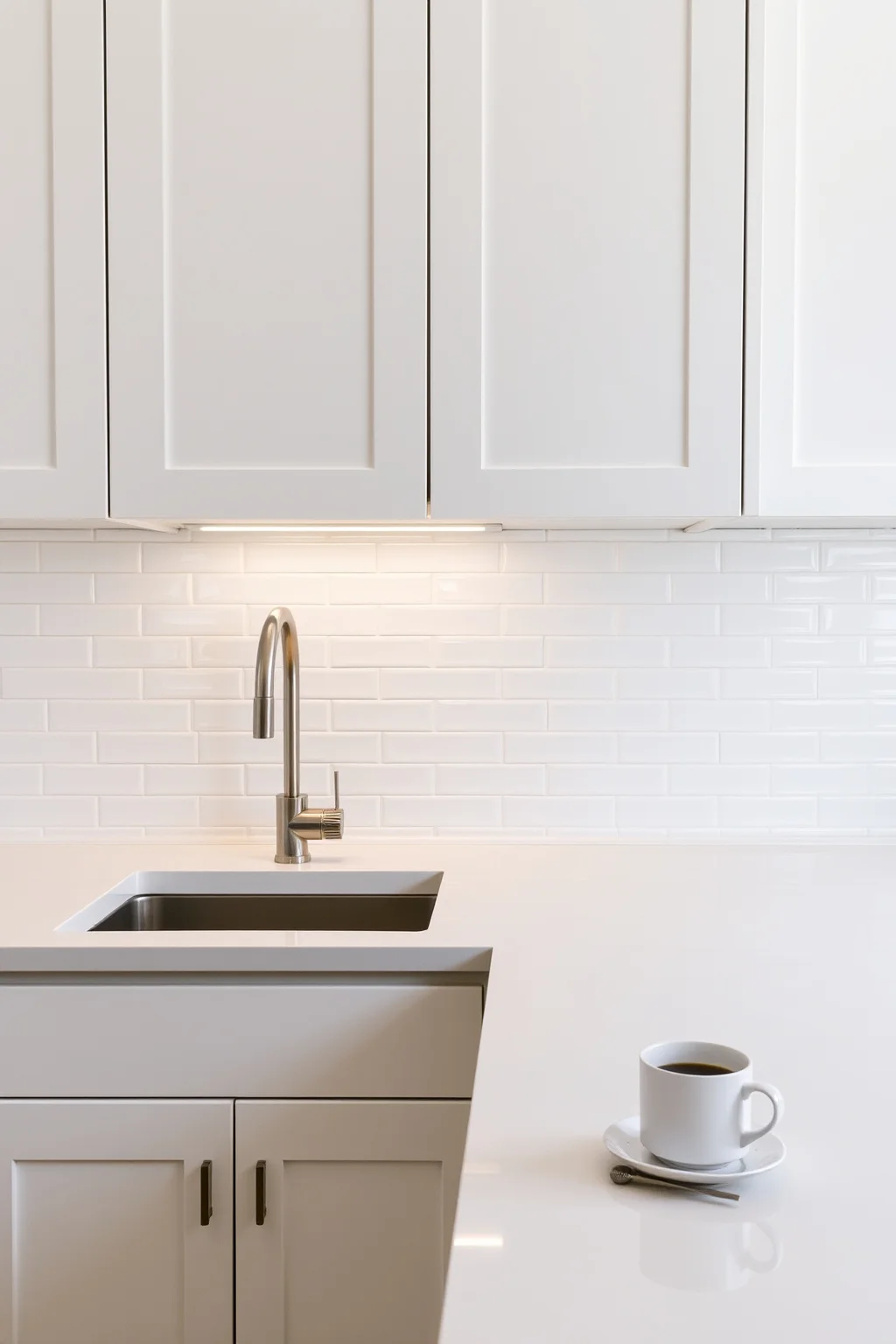7. Simple Backsplash