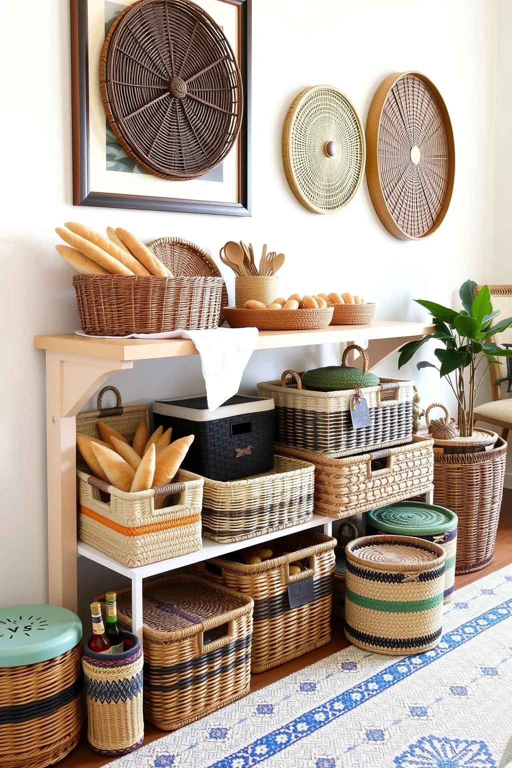 7. Stylish Baskets for Easy Organization
