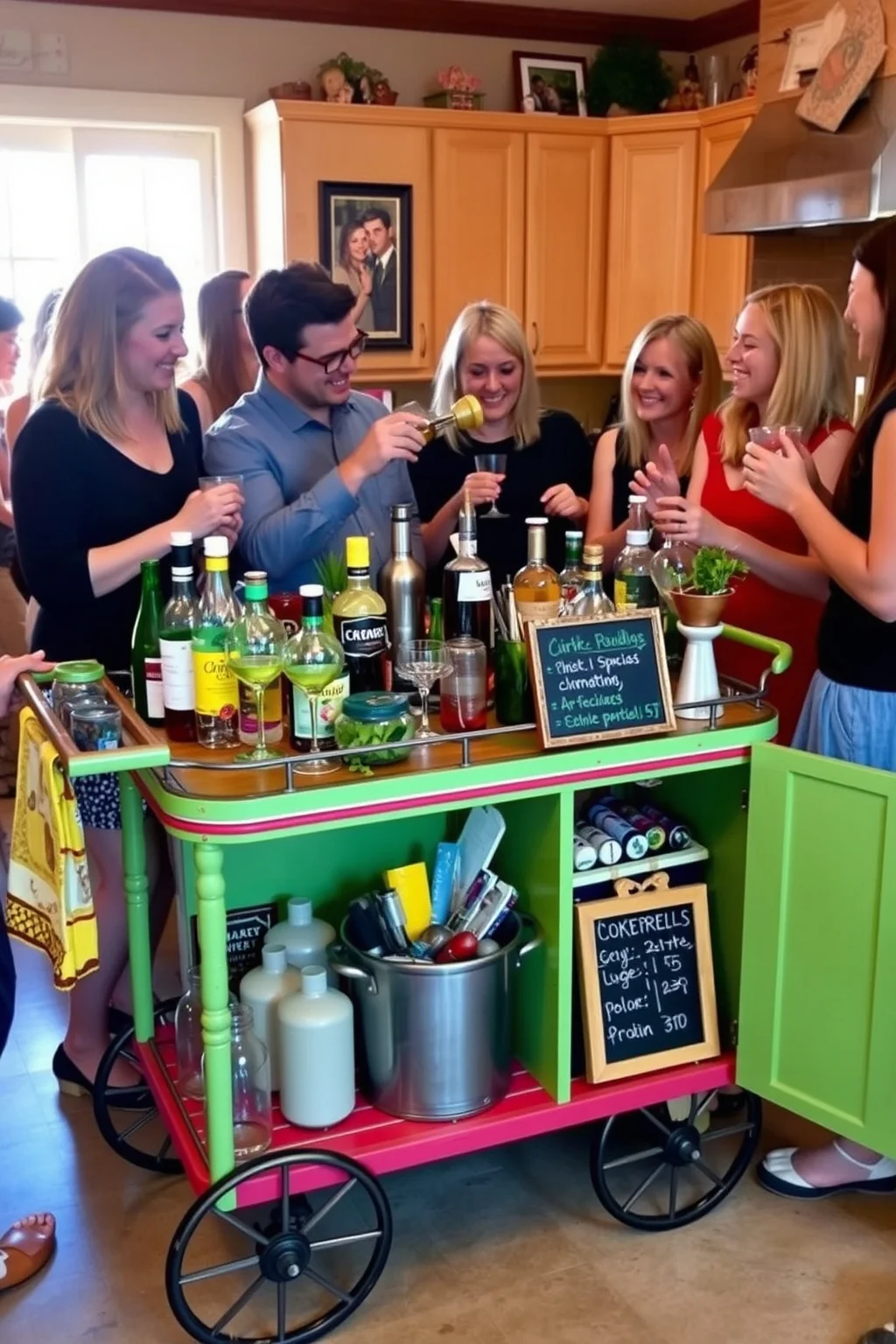 7. Unique Bar Carts