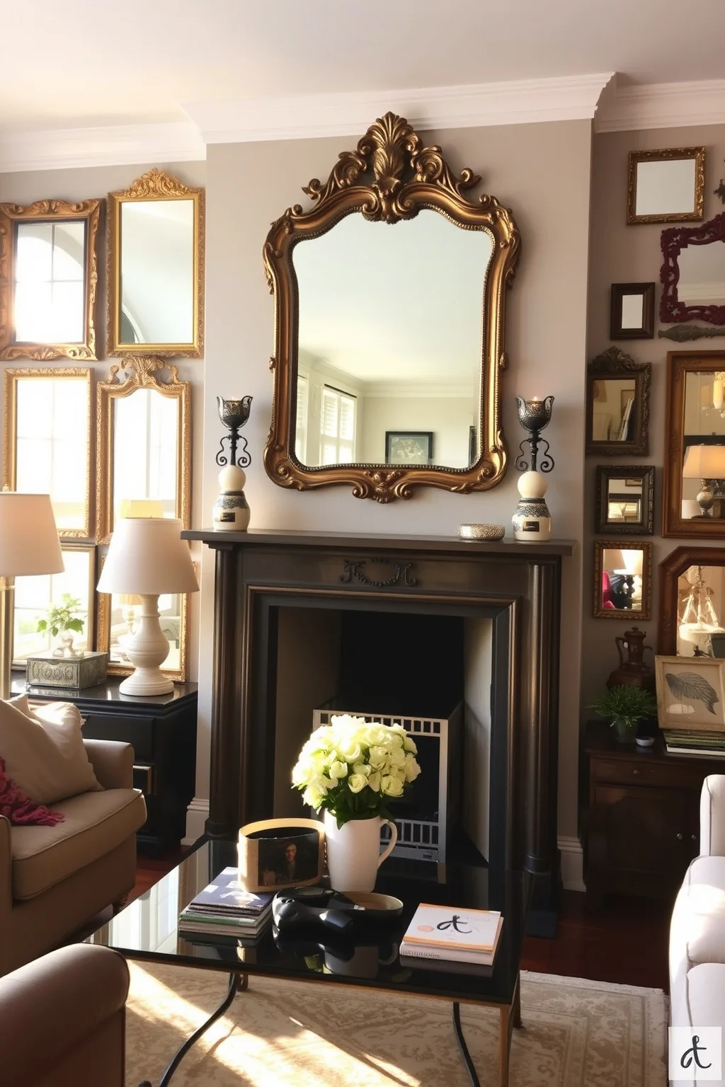 7. Vintage Mirrors