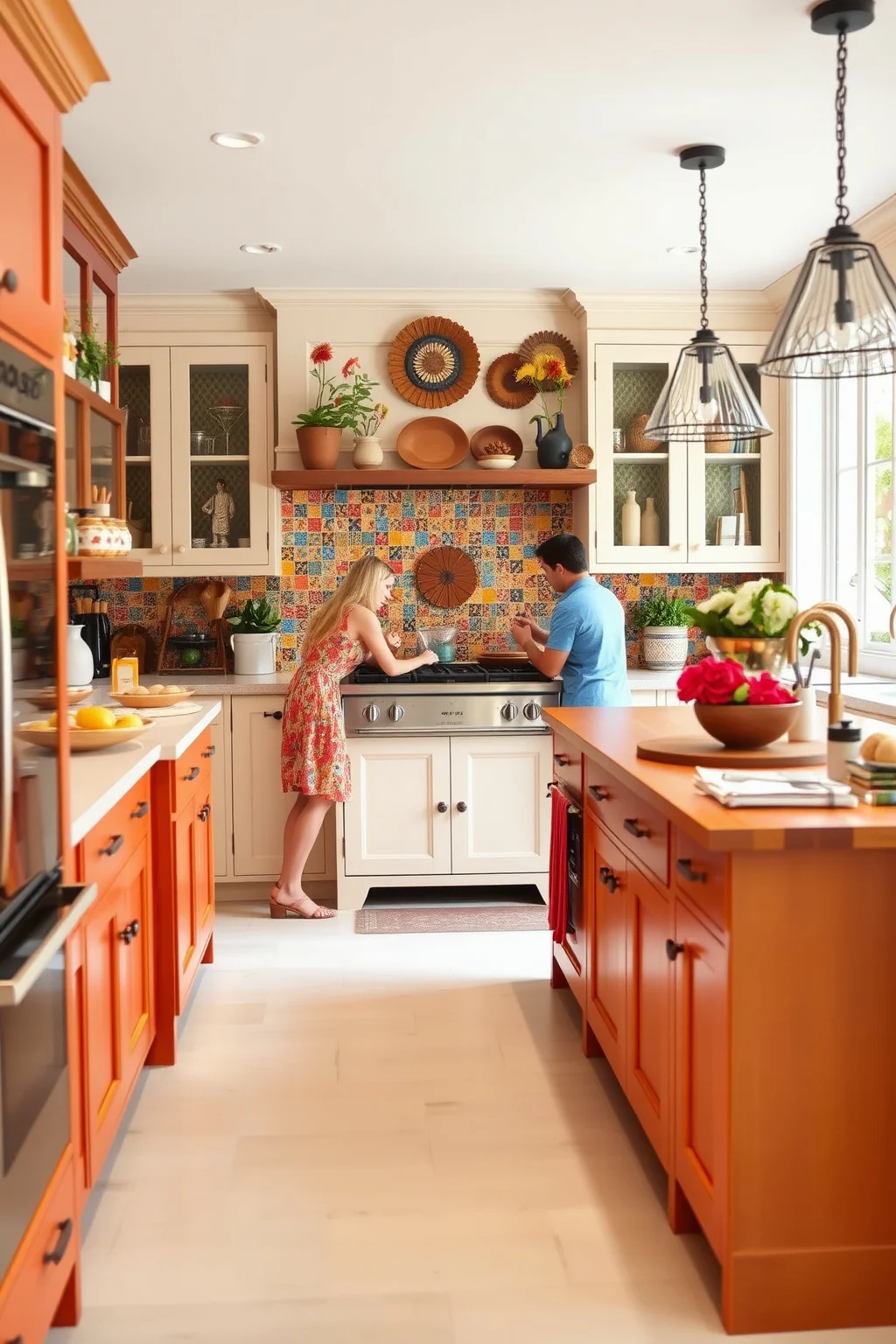 8. Colorful Backsplash