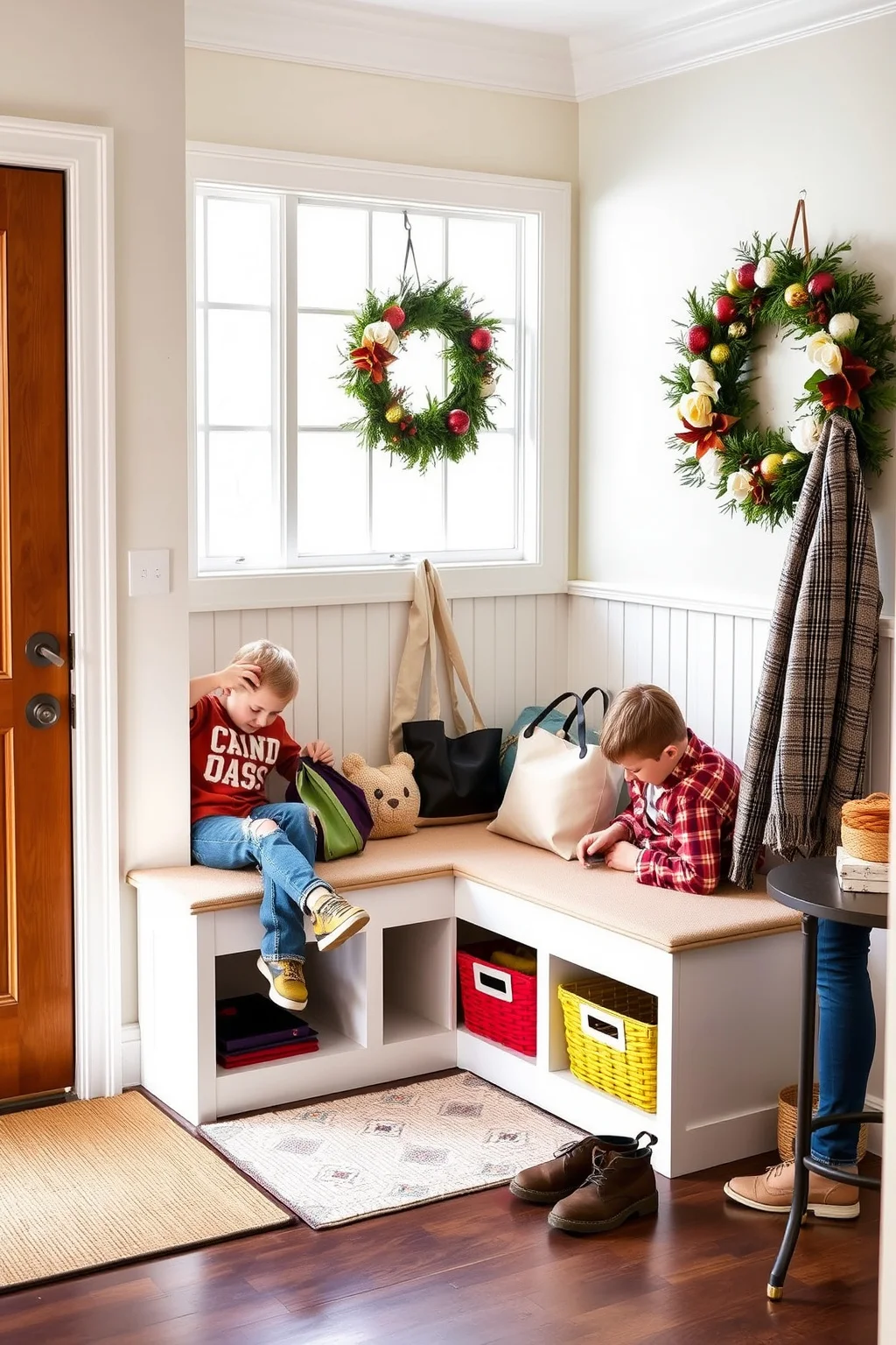 8. Corner Bench with Storage