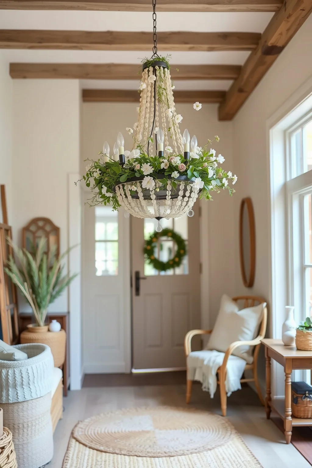 8. Country Chic Chandelier