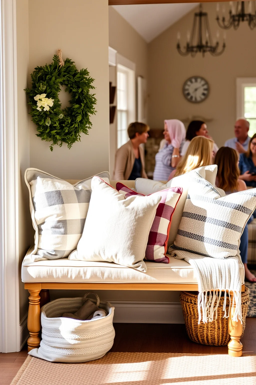 8. Cozy Throw Pillows