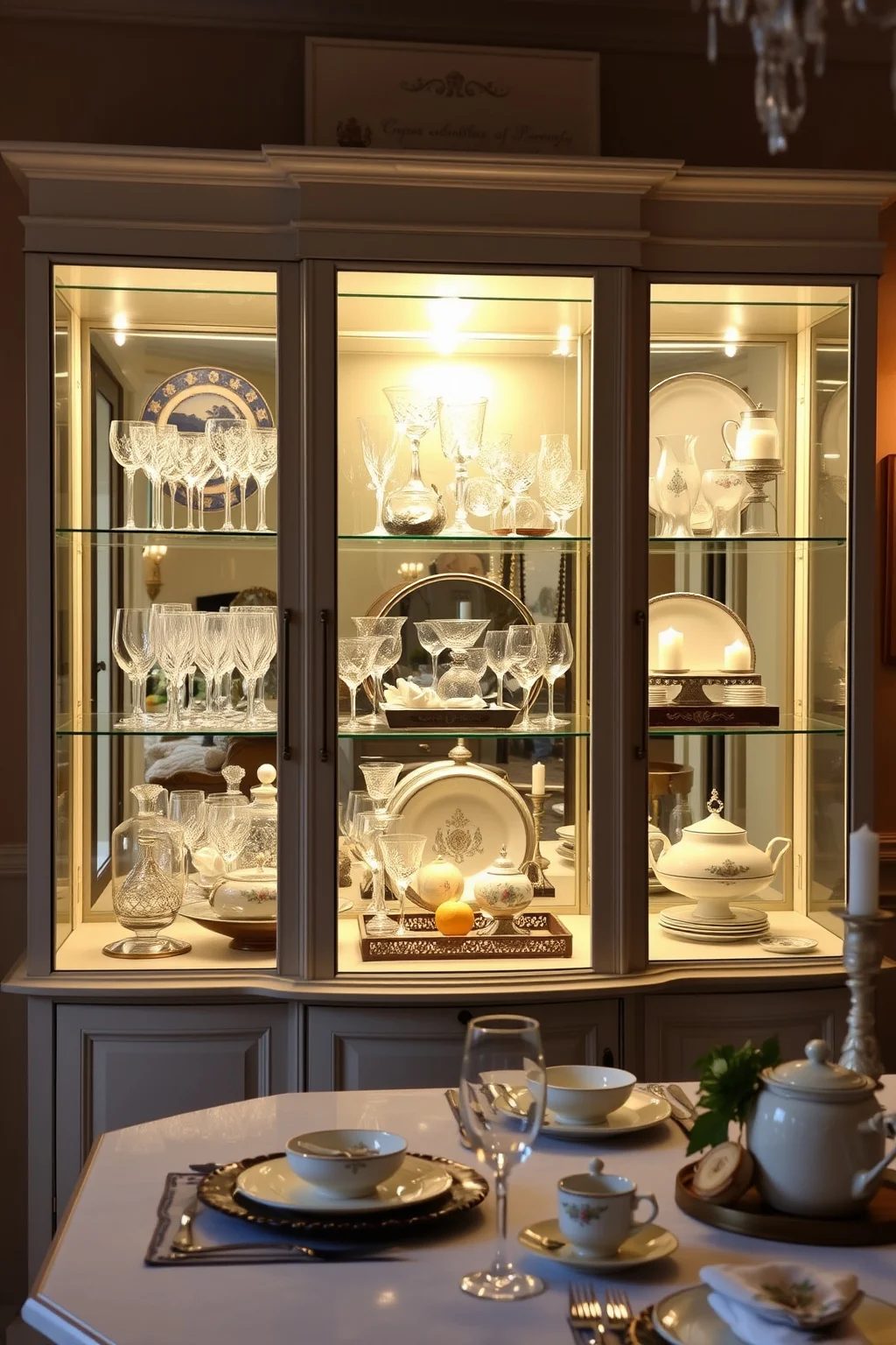 8. Glass Display Cabinets