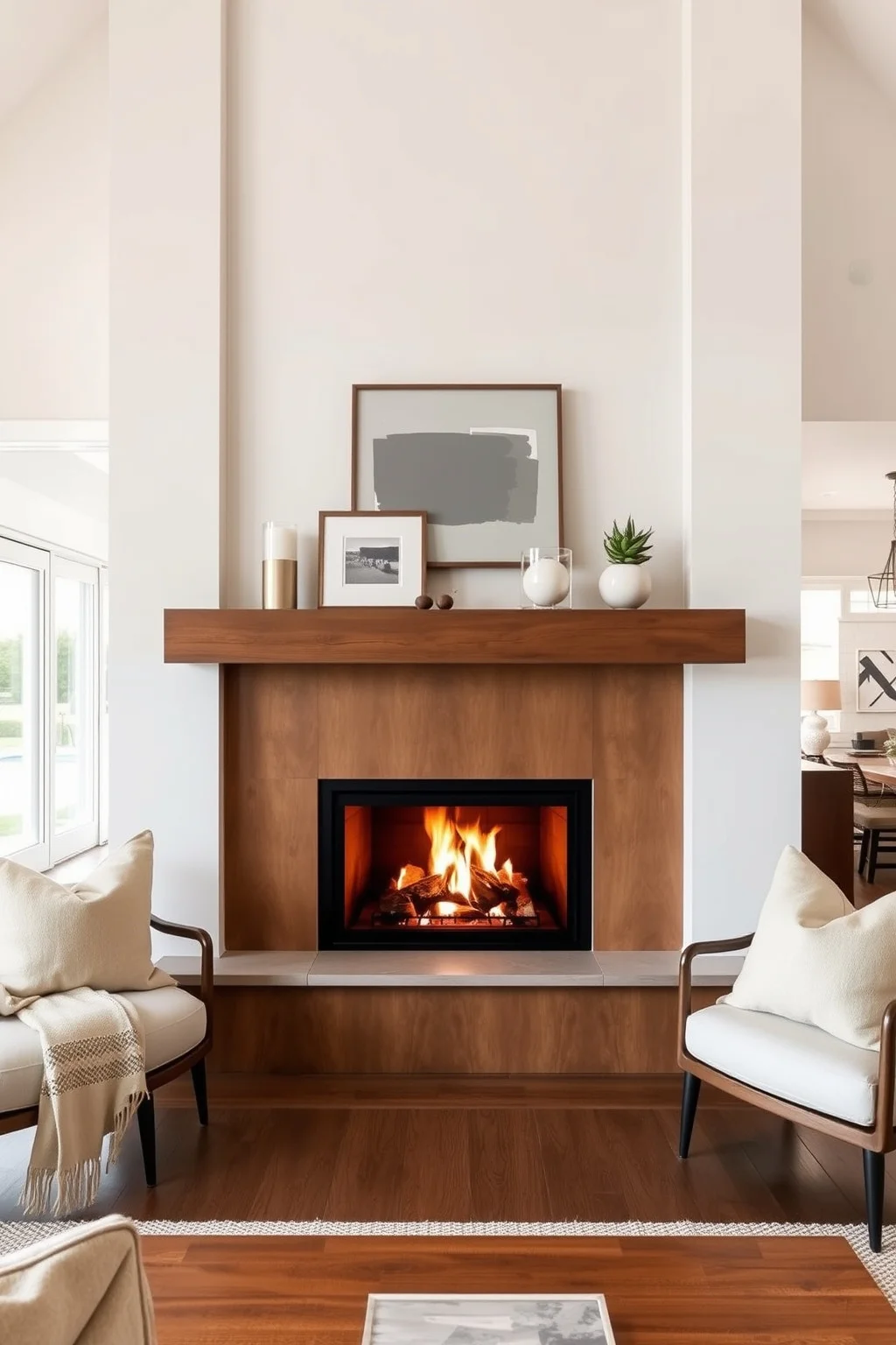 8. Modern Farmhouse Fireplace