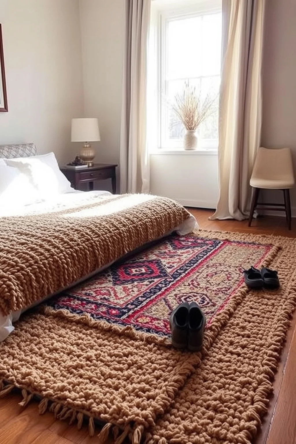 8. Textured Rugs