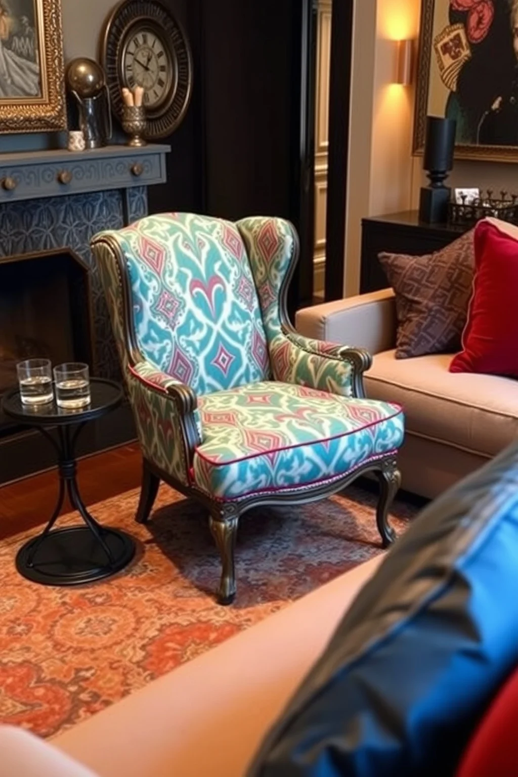 8. Vintage Accent Chairs