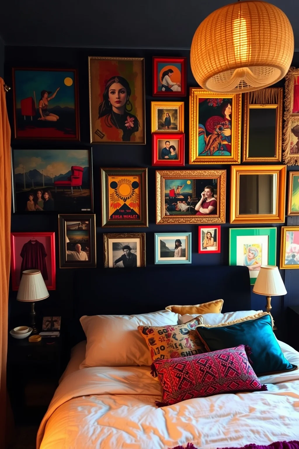9. Bohemian Art Pieces