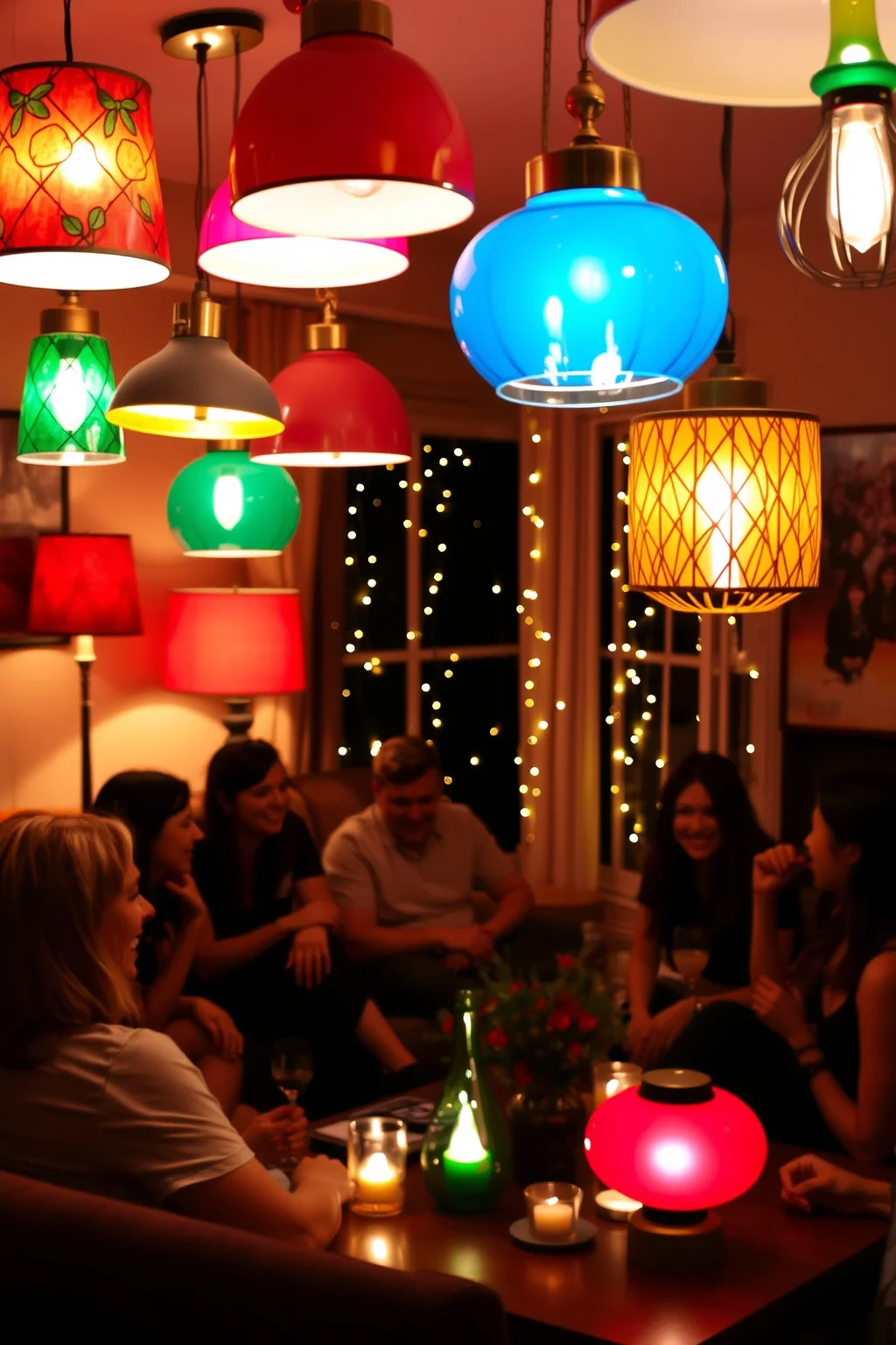 9. Colorful Lighting Fixtures