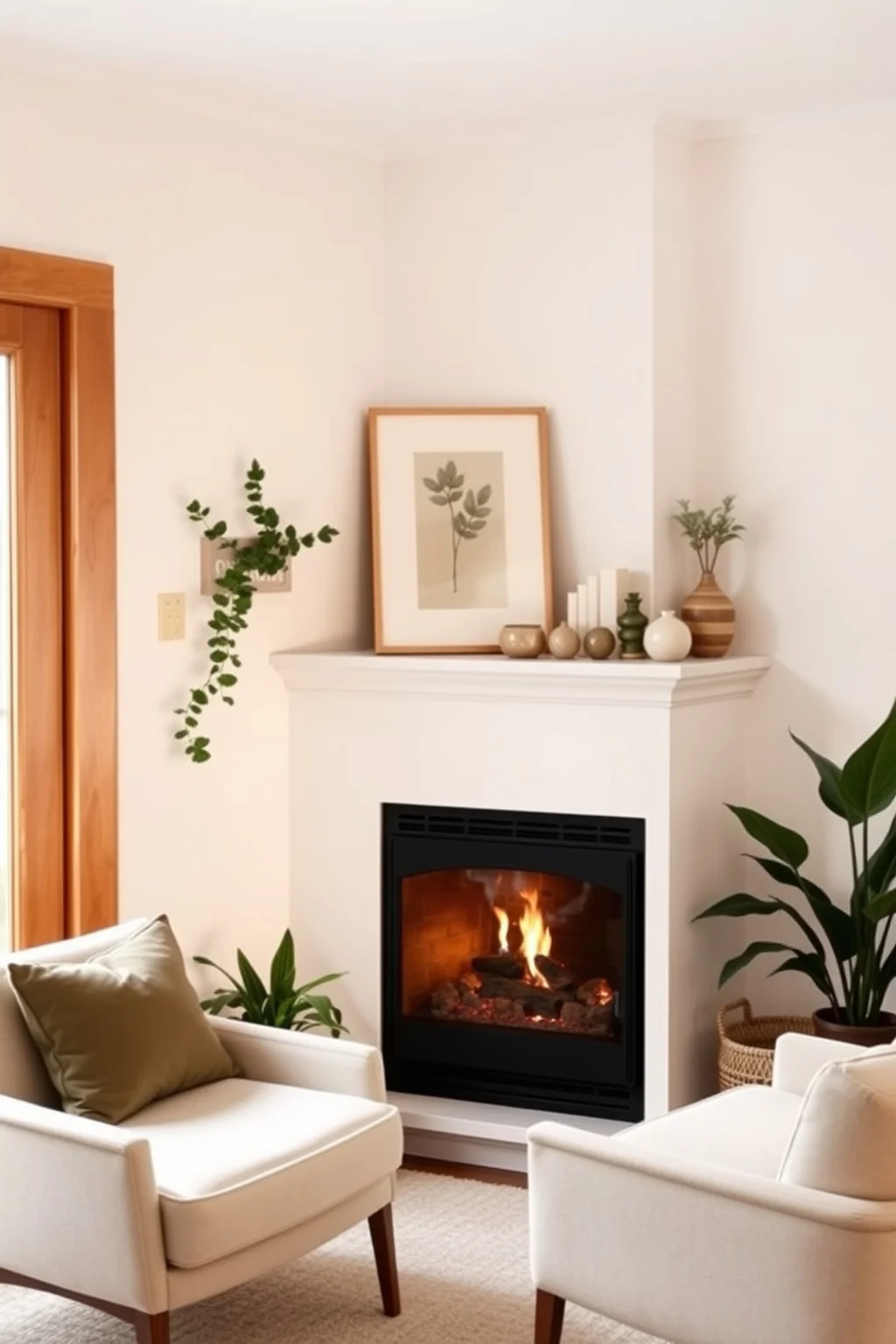9. Corner Fireplace