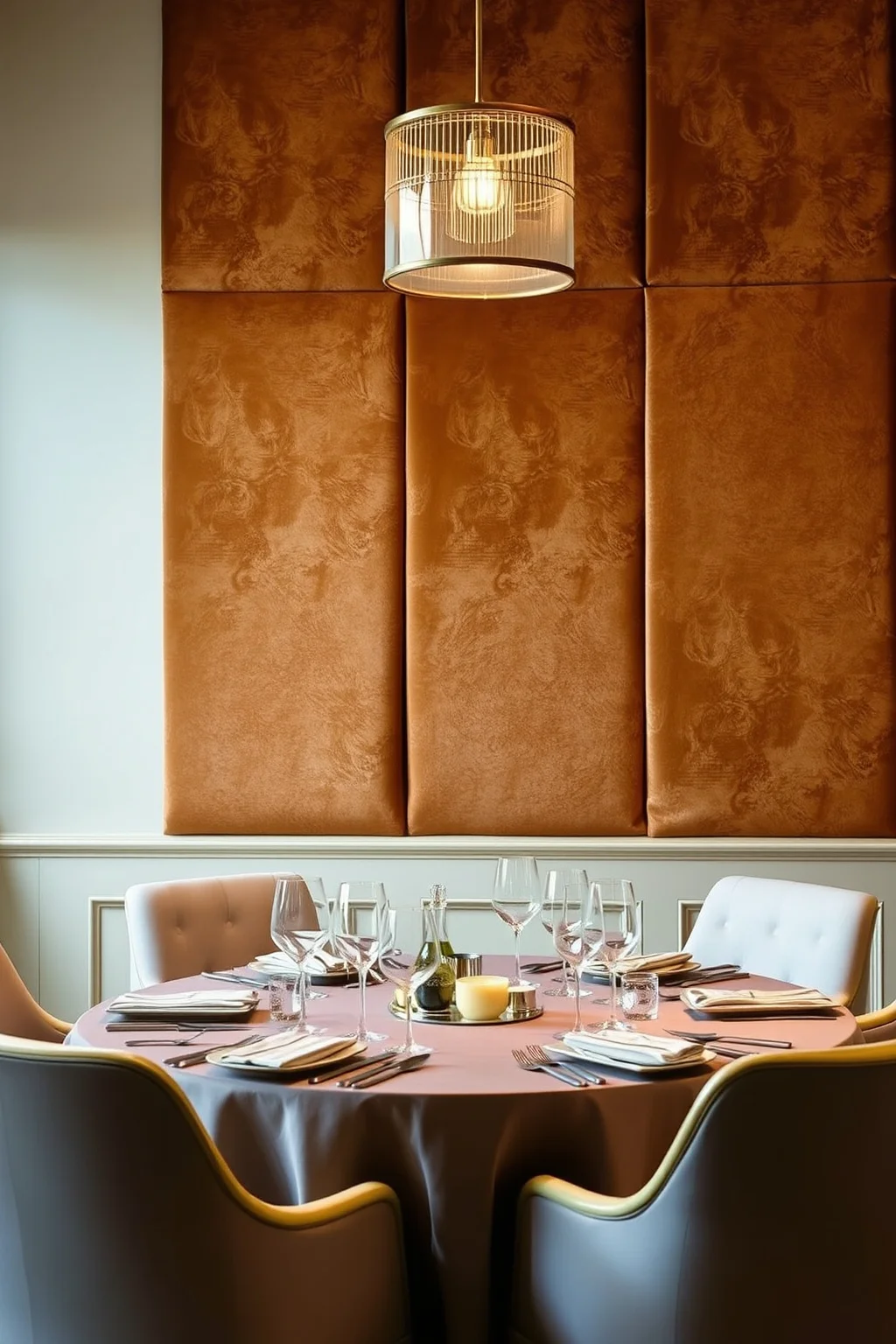 9. Elegant Fabric Panels