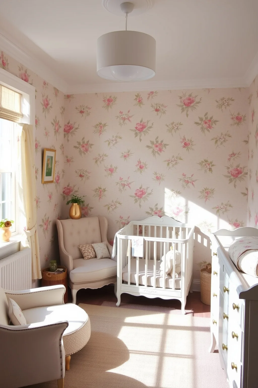 9. Vintage-Inspired Wallpaper