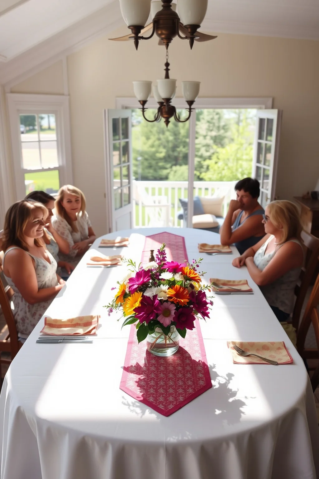 1. Classic White Tablecloth