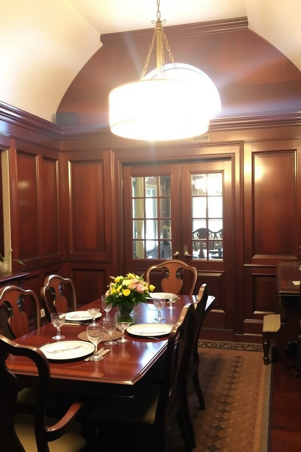 1. Classic Wood Paneling