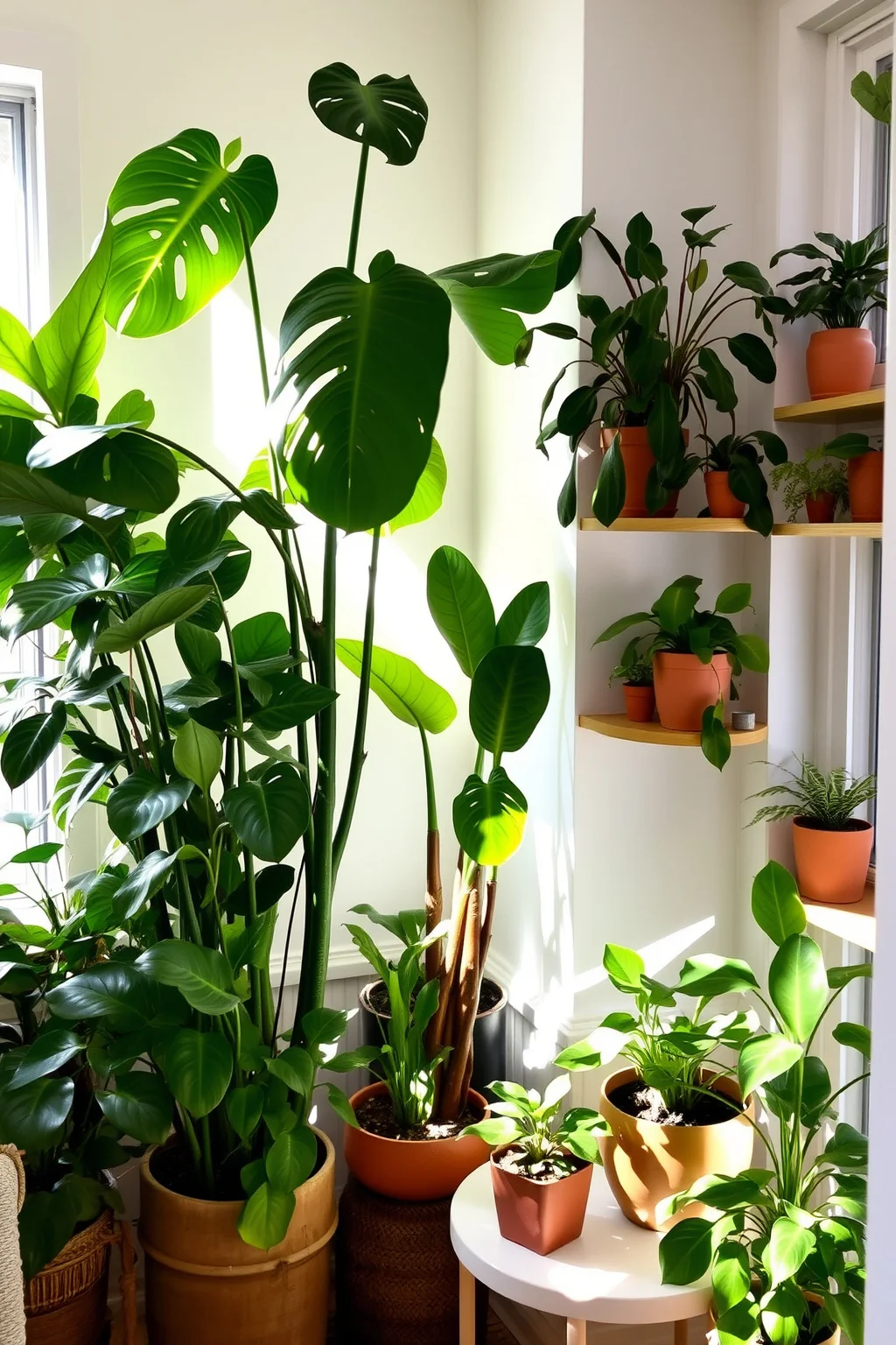 1. Lush Houseplants