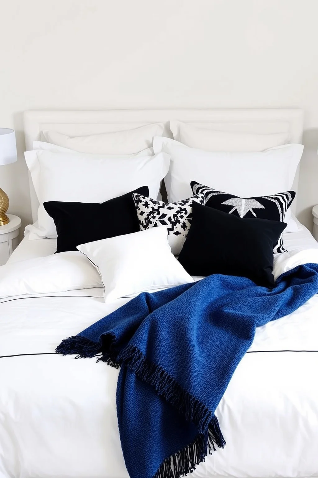 1. Monochrome Bedding