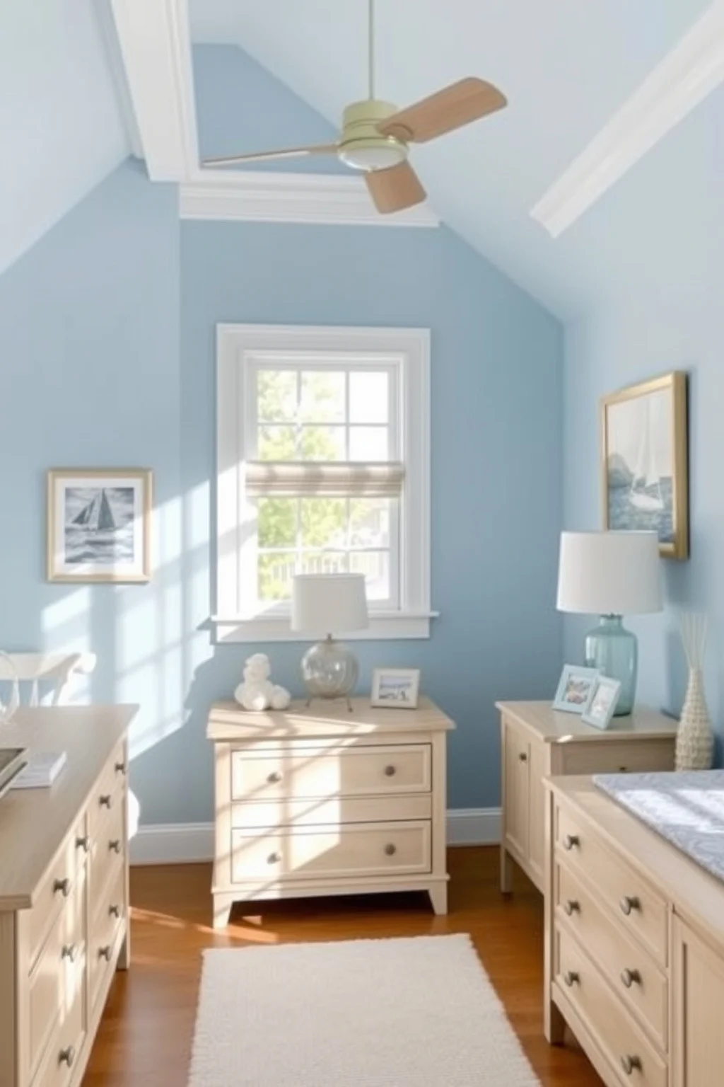 1. Soft Blue Walls