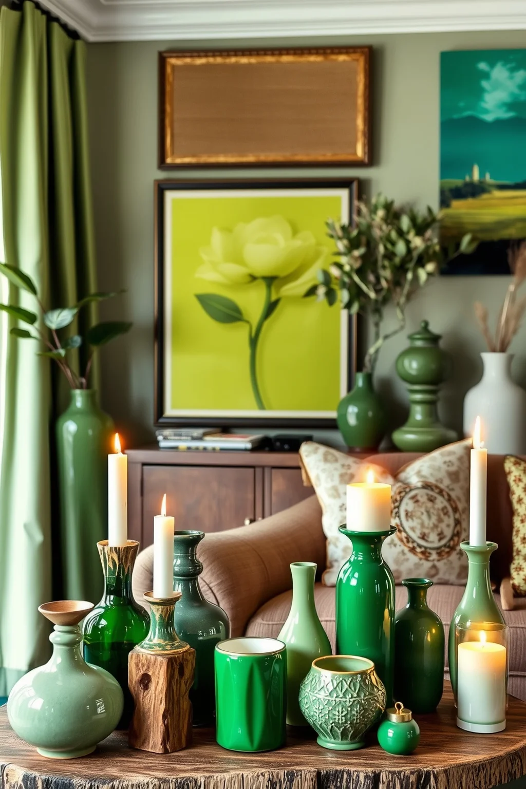 10. Green Decorative Accents