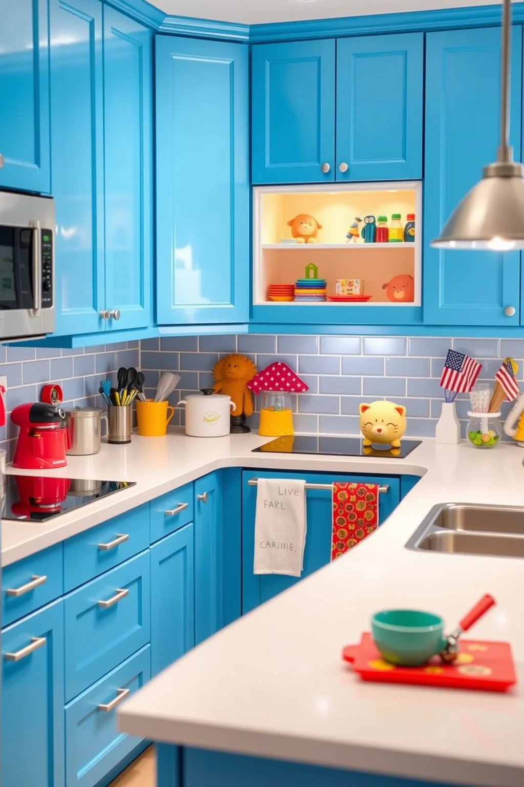11. Bright Blue for a Fun Vibe