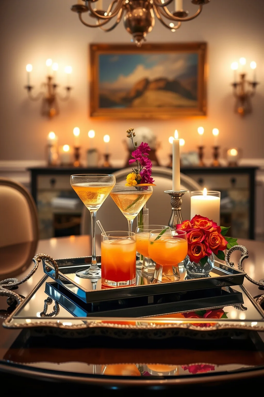 11. Mirrored Trays