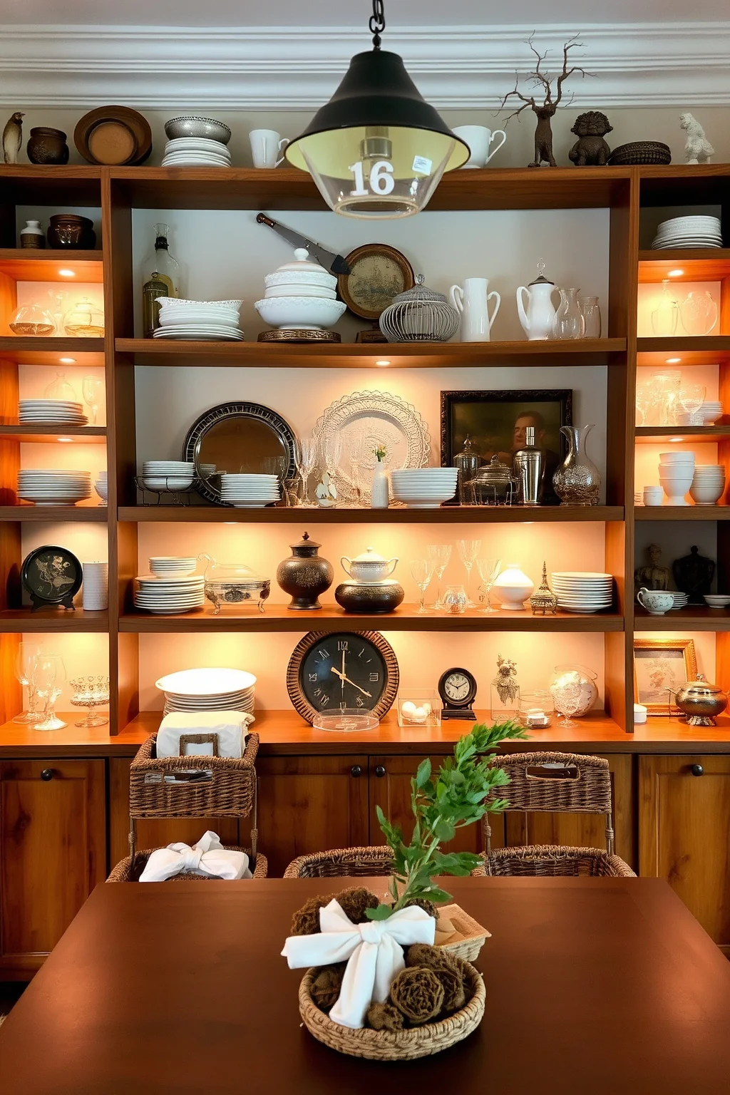 11. Open Shelving