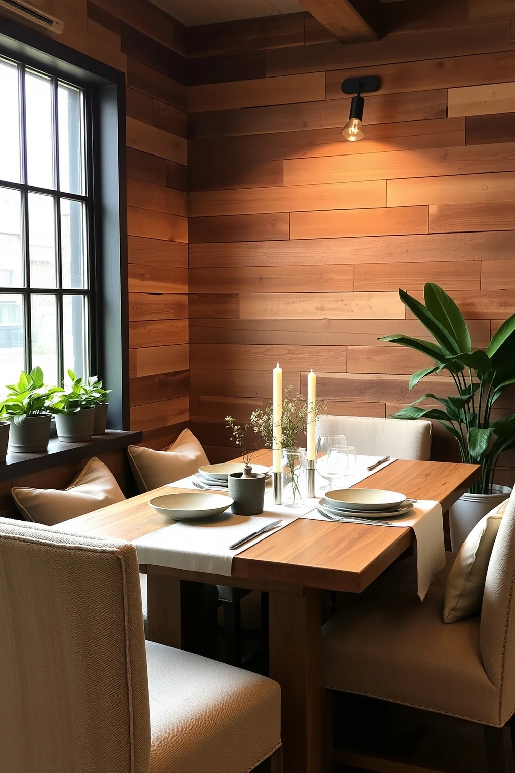 11. Rustic Reclaimed Wood Paneling