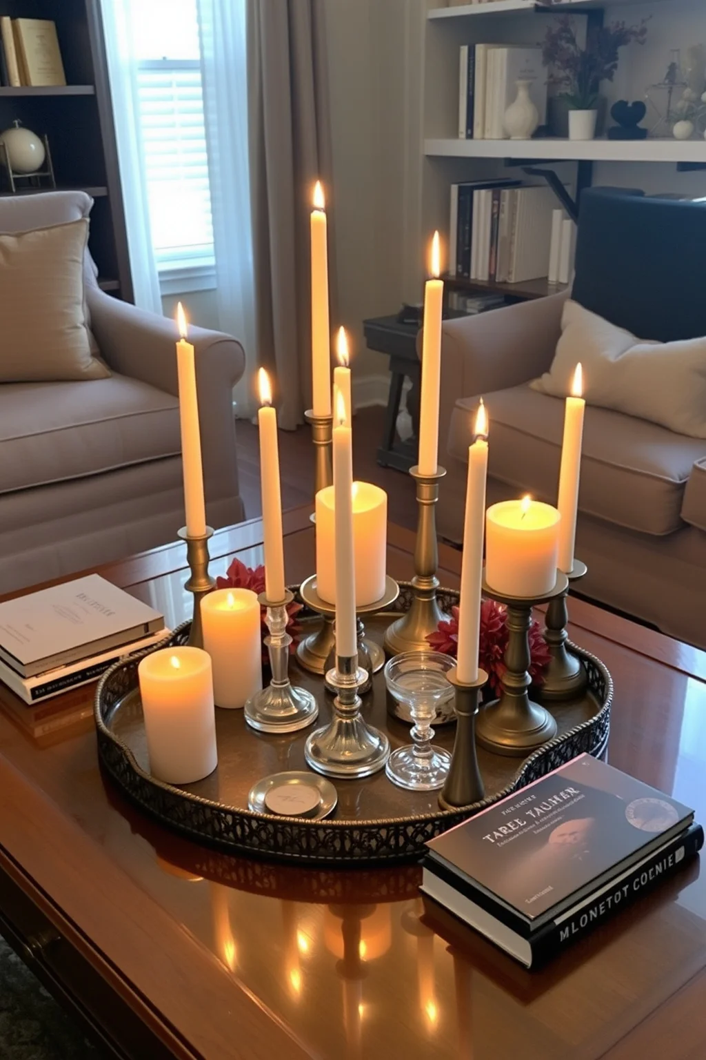 12. Candles on the Coffee Table