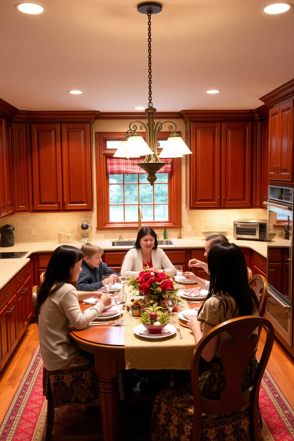 12. Classic Cherry Wood Cabinets