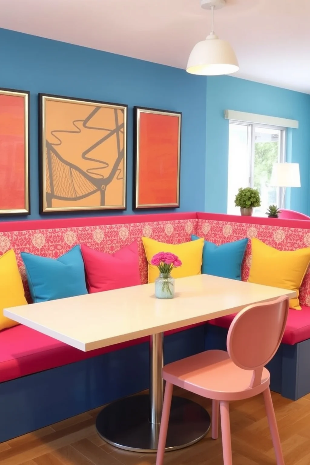 12. Colorful Banquette