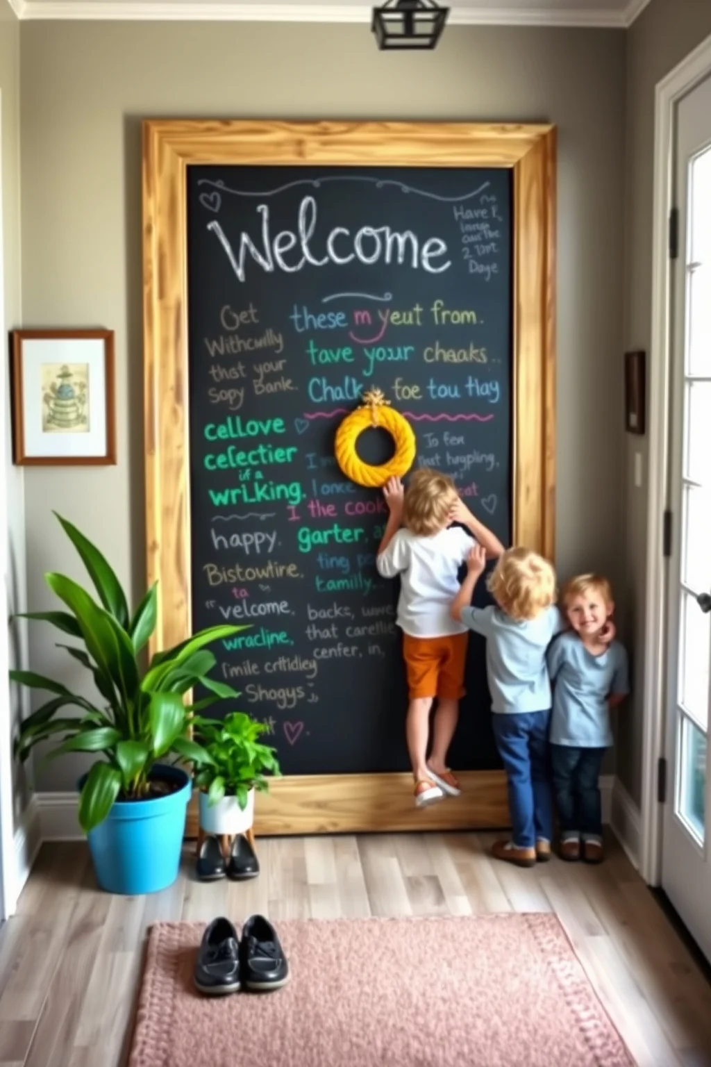 12. Customizable Chalkboard