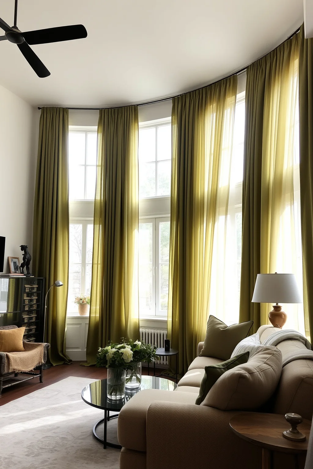 12. Green Curtains