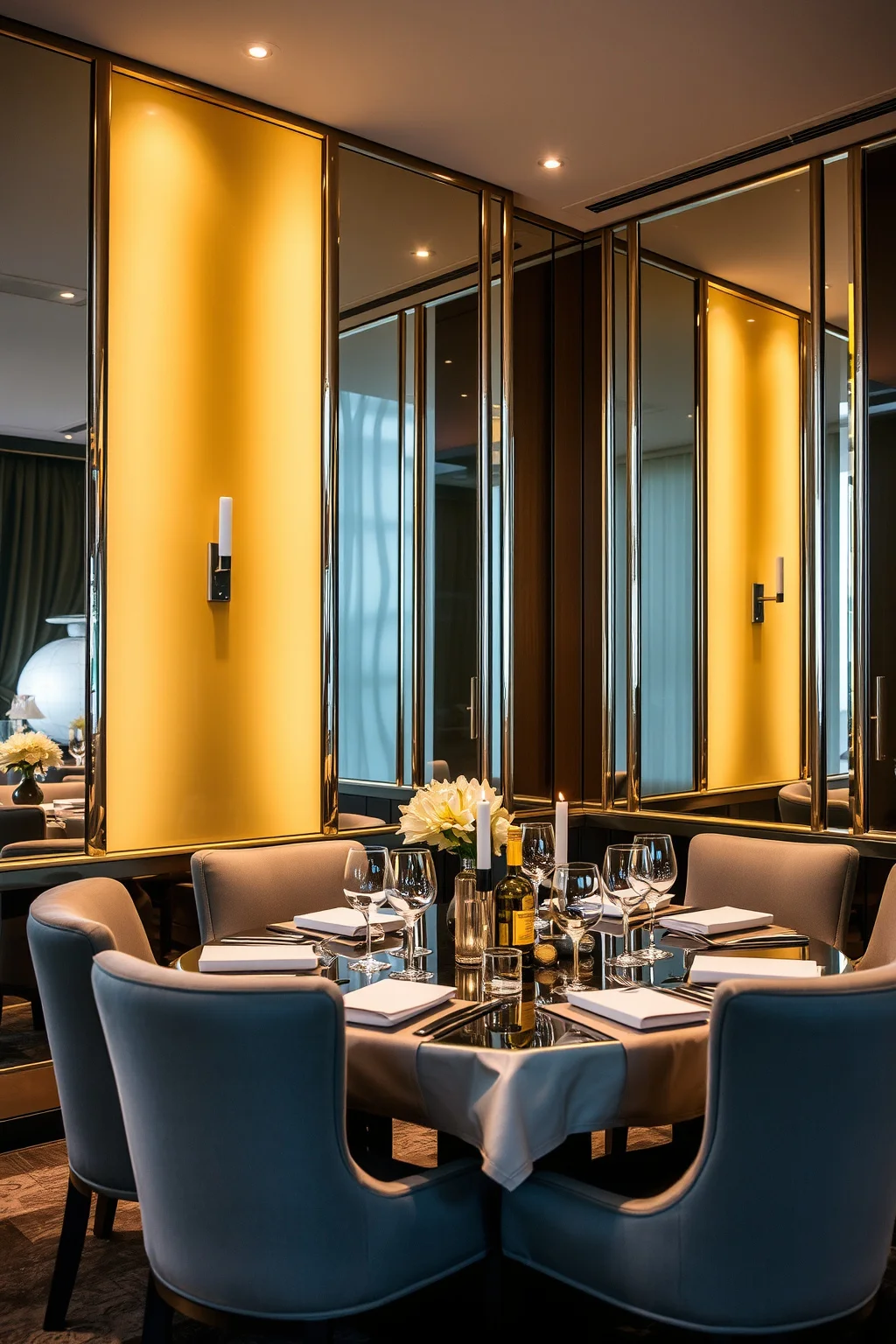 12. Mirrored Paneling