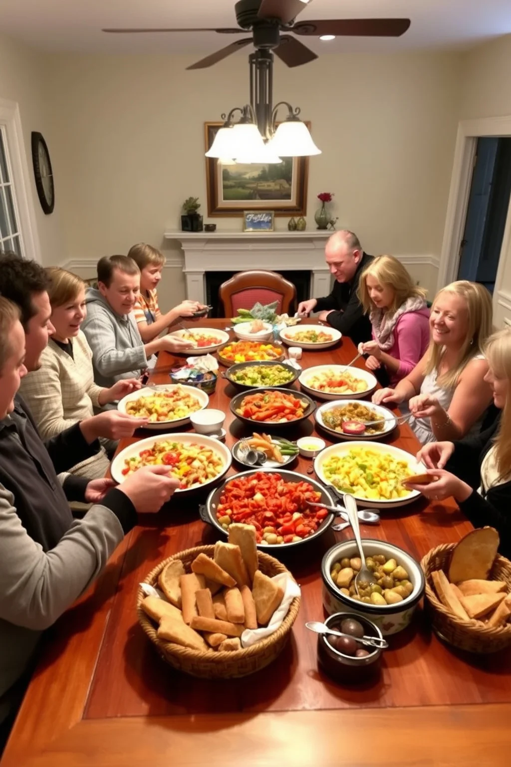 13. Family-Style Dining