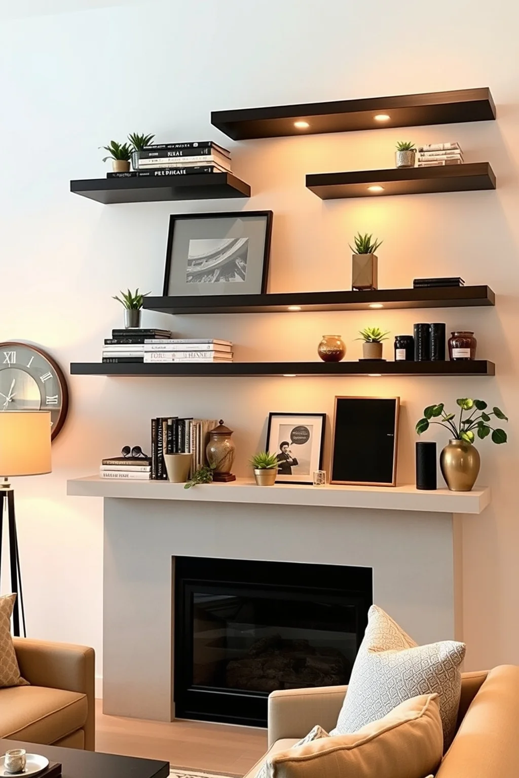 13. Floating Shelves