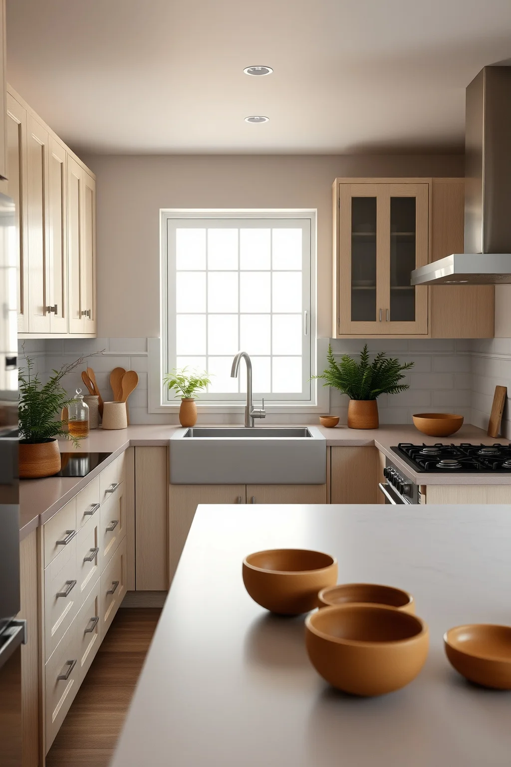 14. Zen-Inspired Kitchen