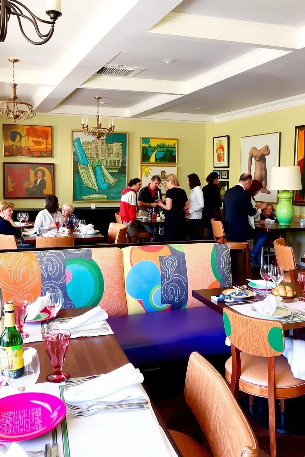 15. Artistic Banquette