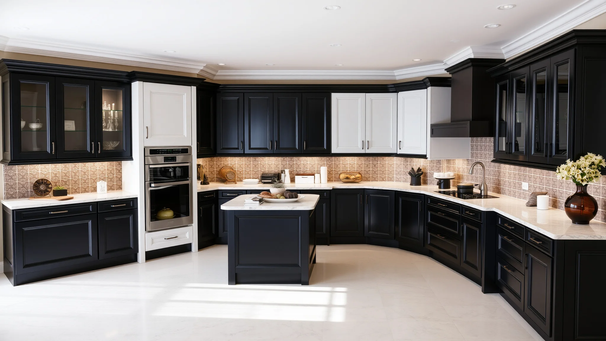 15 Black and White Kitchen Cabinet Ideas That Pop