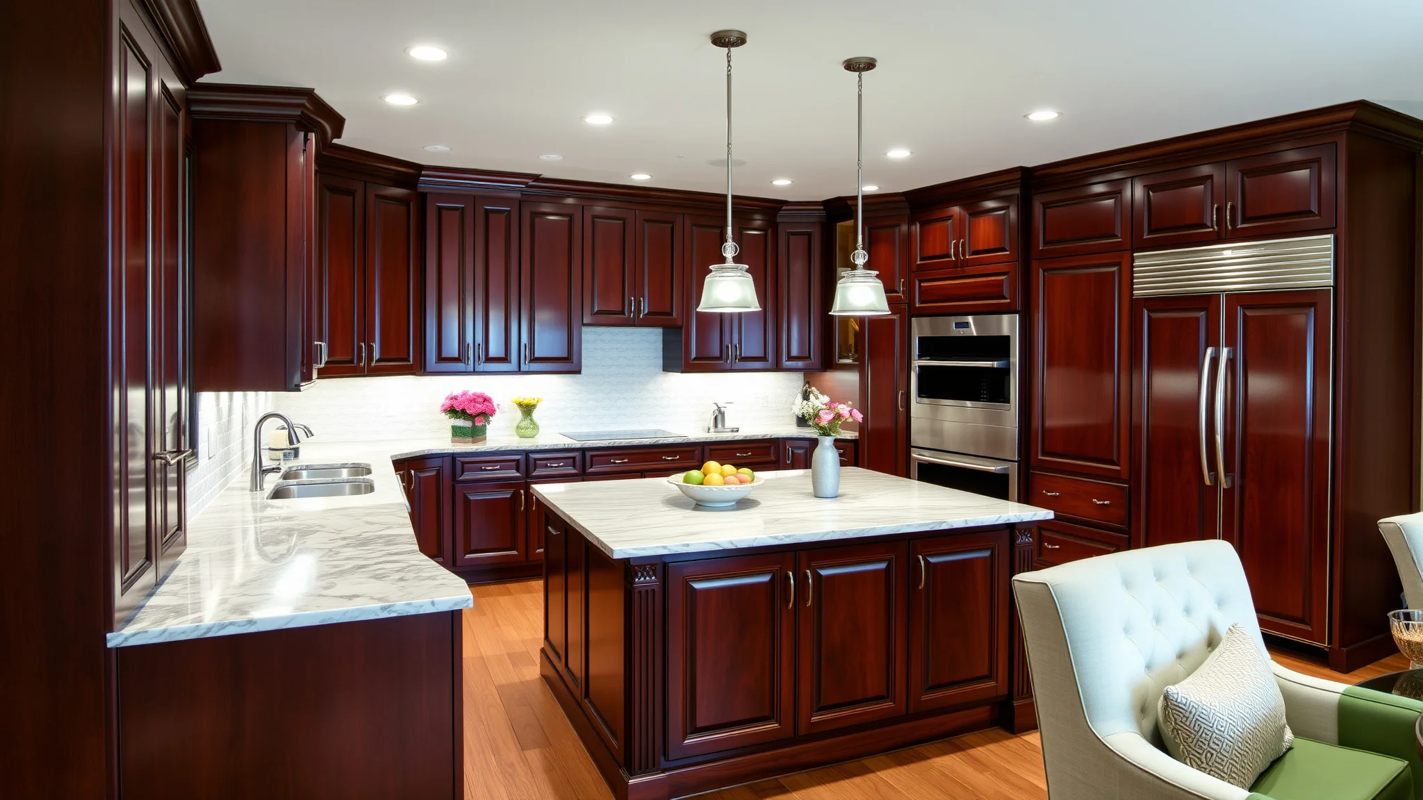 15 Cherry Wood Kitchen Cabinet Ideas That Feel Rich