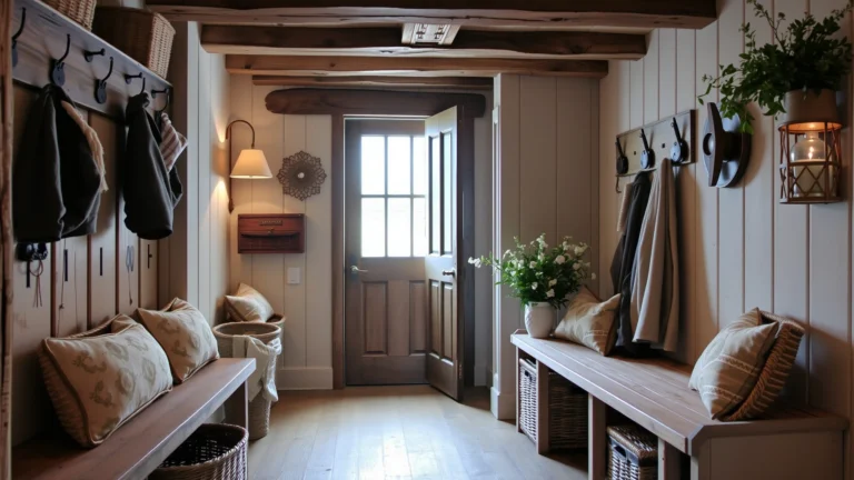 15 French Country Mudroom Ideas Full of Rustic Charm