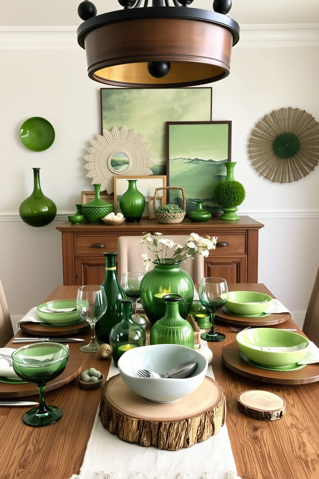 15. Green Accent Pieces