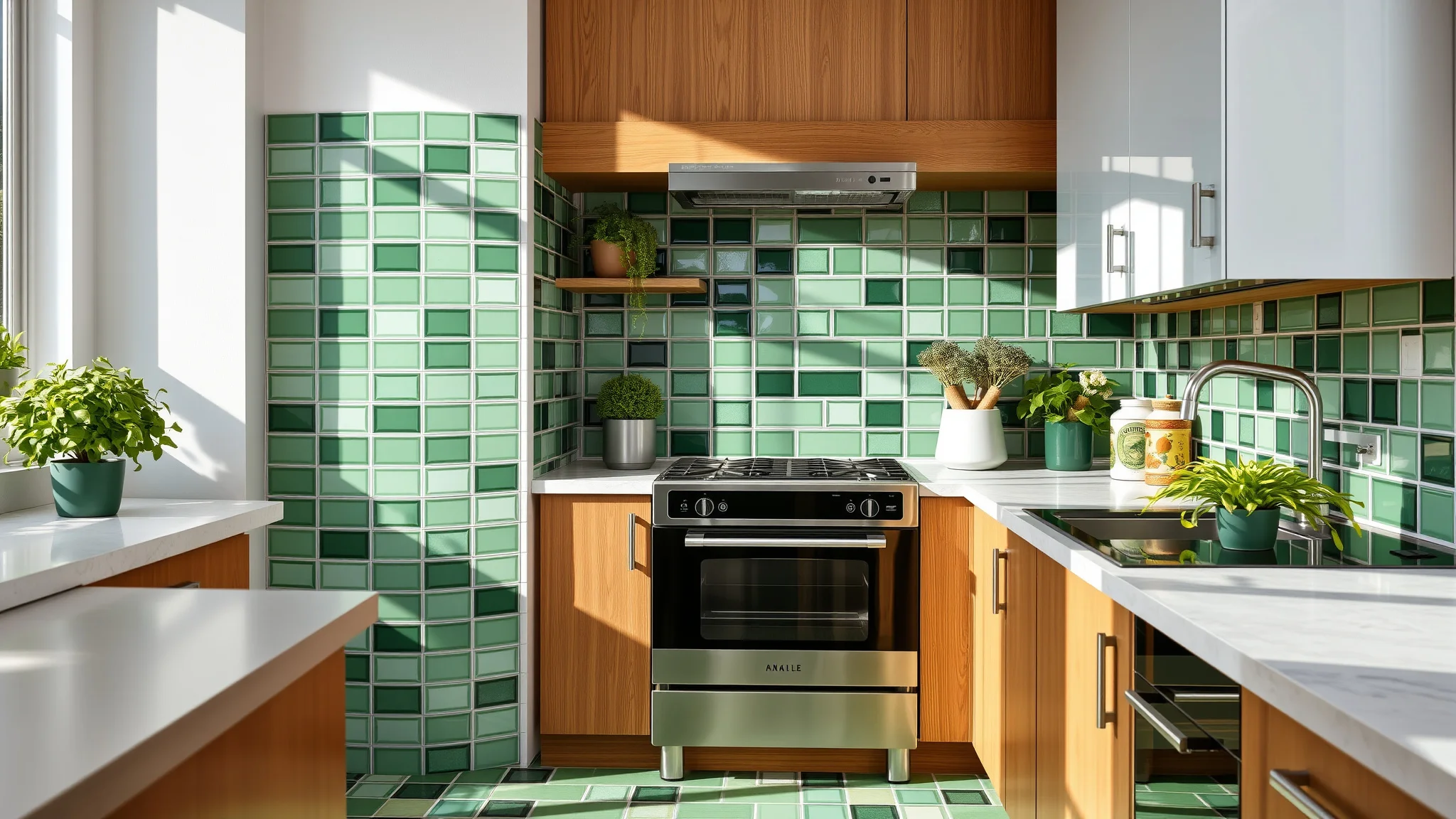 15 Green Kitchen Tile Ideas That Add Character and Style