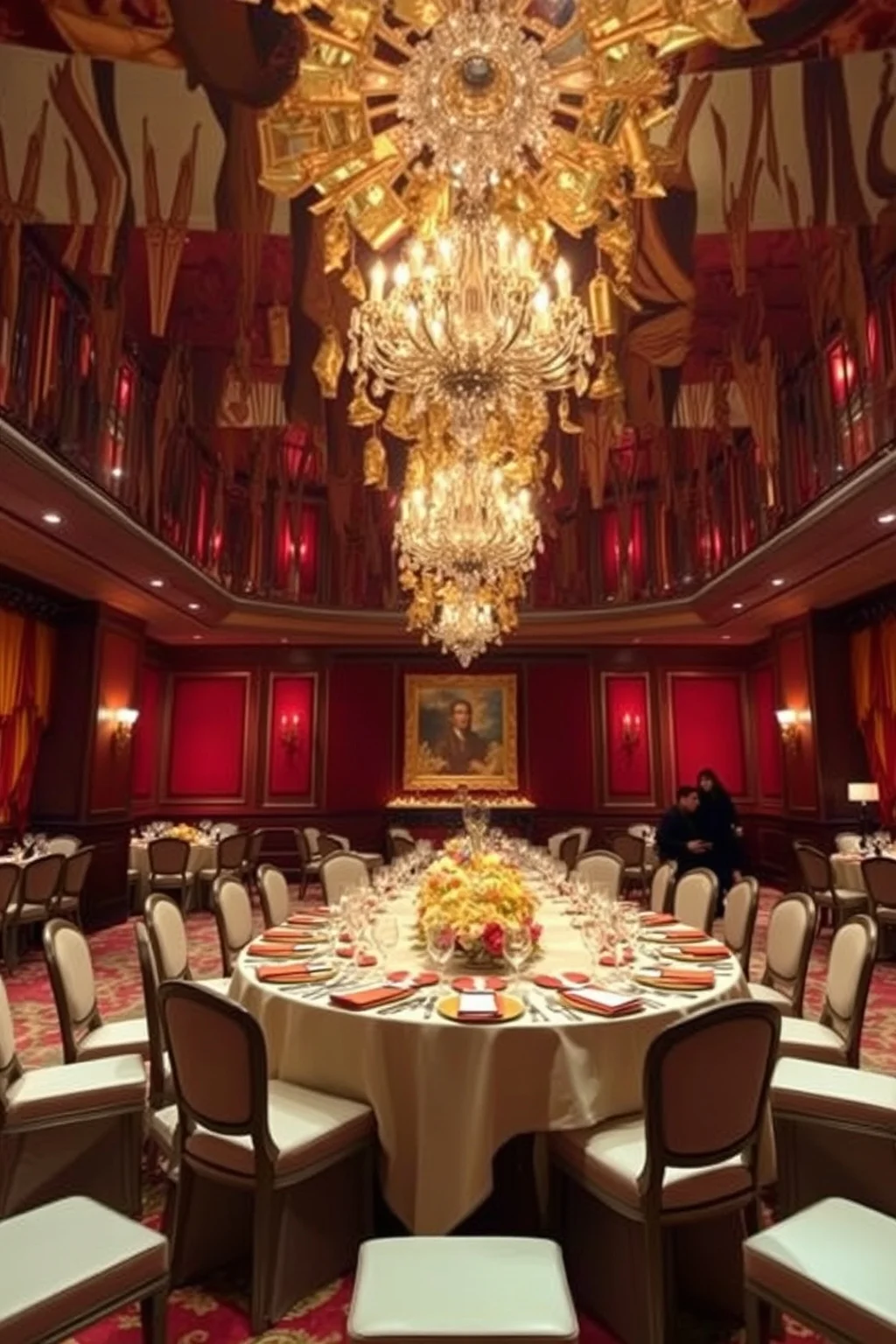 15. Mirrored Ceiling